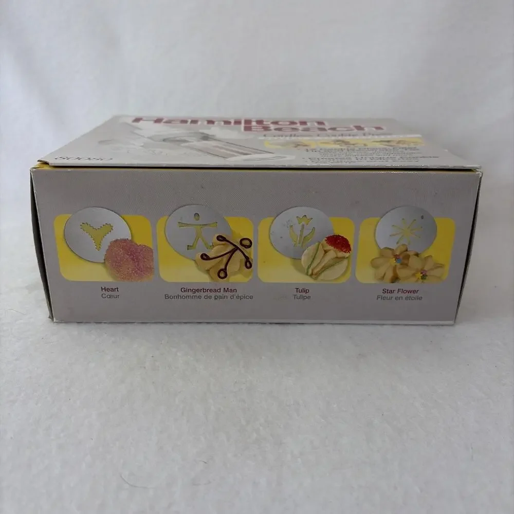 Hamilton Beach Cordless Cookie Press Dessert Food Decorator 80080 Christmas